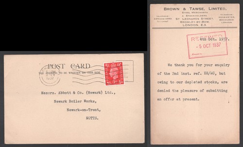 1945 kgvi browne tawse steel - kgvi,