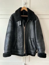 Vintage Black Sheepskin