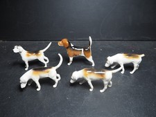 5 x Vintage Beswick Foxhound