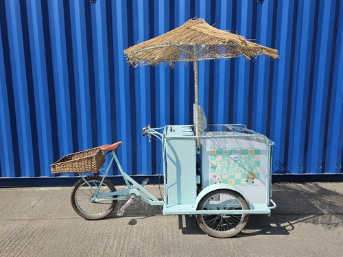 Ice cream freezer bike trike - ice,