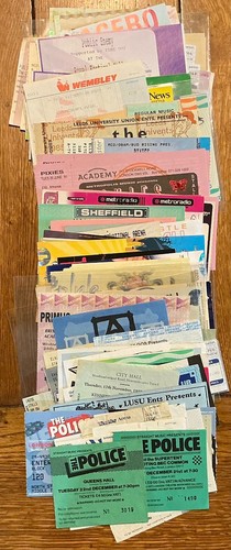 Original concert tickets - original,