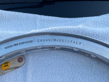 NOS Real Borrani Wheel 21" rim  . RT Ducati Laverda Moto Guzzi **Undrilled**