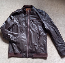 SNZOR Brown Faux Leather