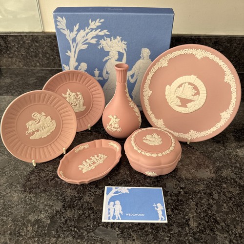 Wedgwood jasperware pink 6 - ,