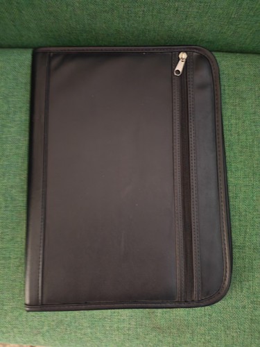 Leather folio folder with - a4,