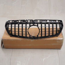 FOR MERCEDES A-CLASS W176 GLOSS BLACK FRONT GRILLE PANAMERICANA GT STYLE 2012-15