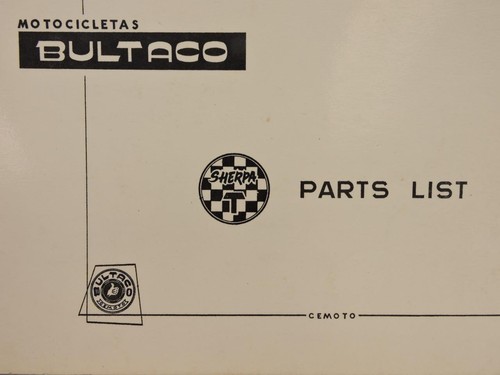 Motocicletas bultaco sherpa - bultaco, t