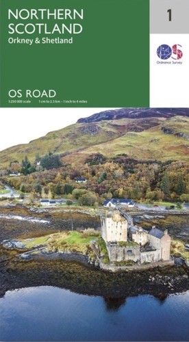 Northern scotland road map - scotland,