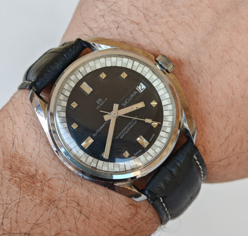 Vintage sicura automatic watch - vintage,