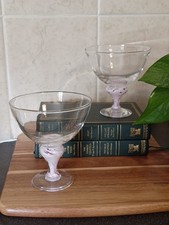 2x Adrian Sankey Studio Glass