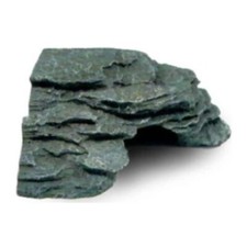 Aqua One Stack Stone Grey Corner Cave Non-Toxic Fish Tank Ornament Decoration