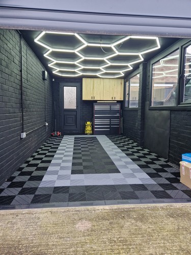 Modular vented garage floor - vented,