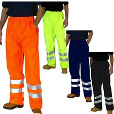 Mens New Hi Viz Vis Rain Over