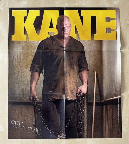 Wwe kane poster rare original - rare,