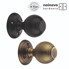 Internal door knob - door, on
