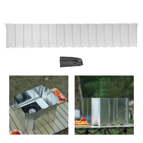 Outdoor stove windshield - stove, gas