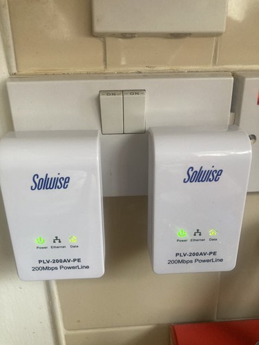 Solwise 200av homeplug adapter - 200av,