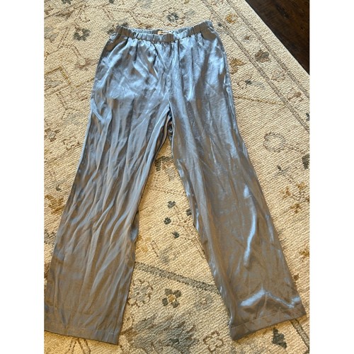 Madewell silver wide leg - silver, wide-leg