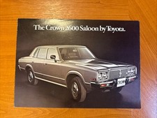 Toyota Crown 2600 Sales Brochure
