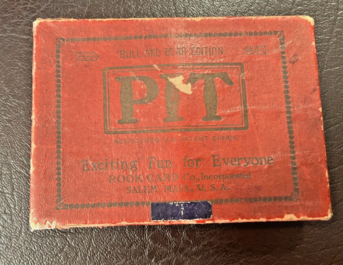 Vintage pit card game - card,