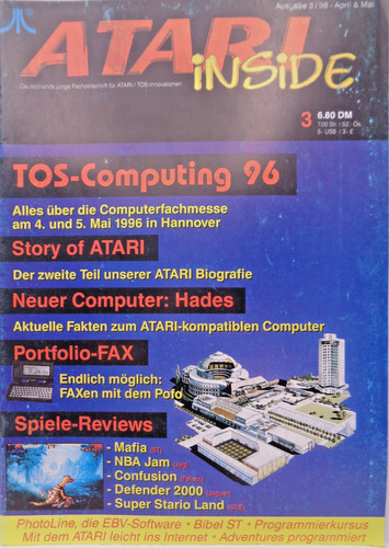 Atari inside issue 3 - atari, 3/96