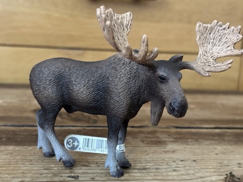 Schleich moose bull retired - schleich,