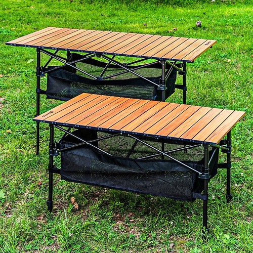 Folding camping table aluminum - camping,