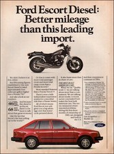 1983 Vintage ad Ford Escort
