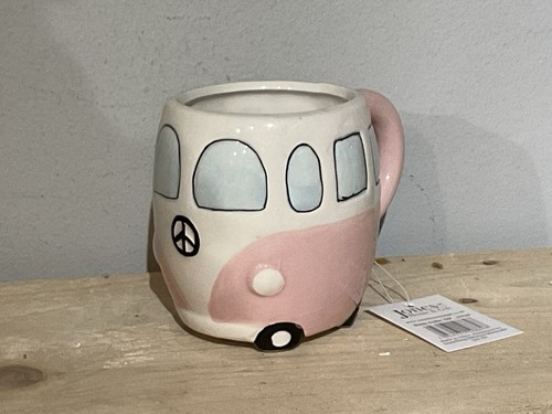 Pink camper van - camper,