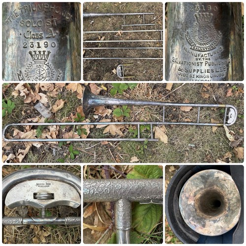 Salvation army trombone - army,
