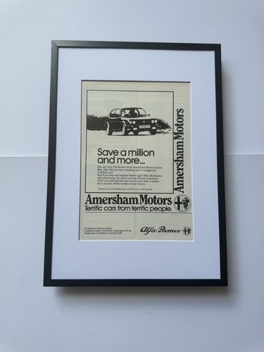 Framed 1983 alfa romeo - 1983,