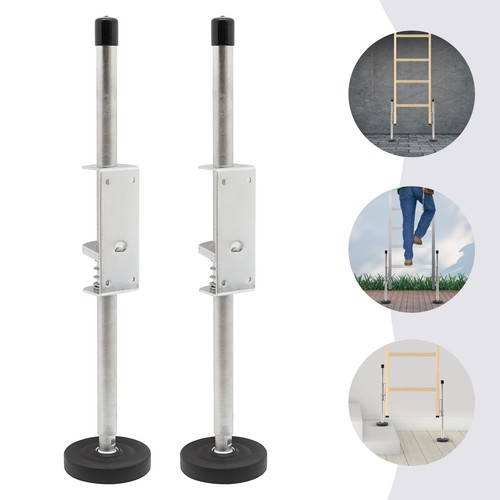 Adjustable ladder leveler with - adjustable,