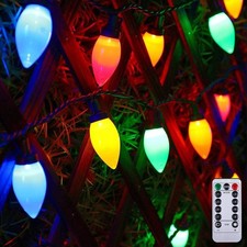 50LED festoon multi coloured