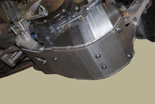 Skid plate aluminium enduro - skid,