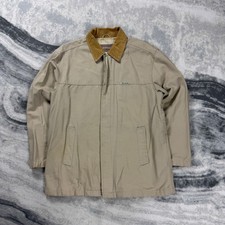 Vintage Chevignon Virtigo 2000's Chore Beige Sz Large Field Utility Chore Jacket