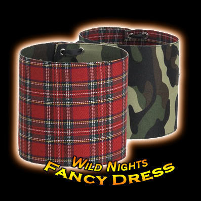 Double sided army tartan boot - sided,