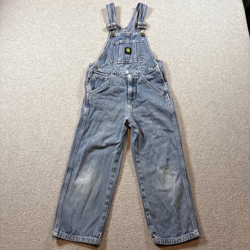 Boys john deere denim overalls - denim,