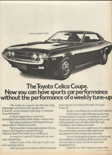 Toyota celica 1600 original - st,