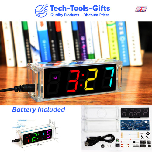 Diy digital clock soldering - diy,