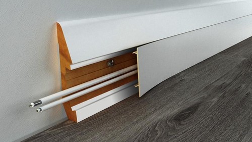 Sample skirting trunking - sample, of