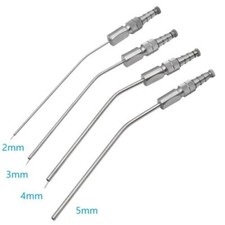 FRAZIER SUCTION TUBE SET OF 4 TUBES ASPIRATOR DENTAL ENT SURGICAL INSTRUMENTS