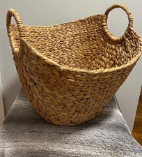 Vintage Basket Large Handwoven