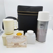 Brexton collection picnic set lunch box thermos cross body bag vintage walking