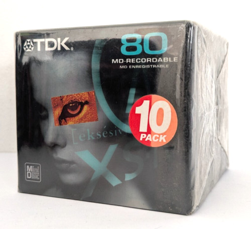 Tdk minidisc xsiv 80eb 10 - minidisc,