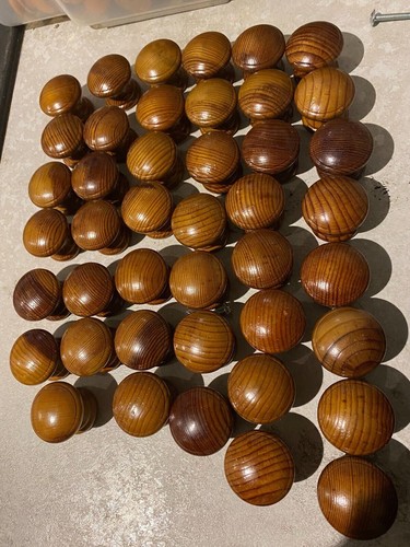Polished pine 35mm dia - pine,