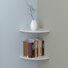 3X Corner Shelf Shelves Wooden