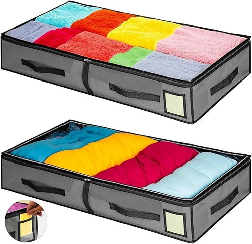 Large underbed fabric storage - large,