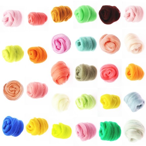 Neutral needle felting wool - needle,