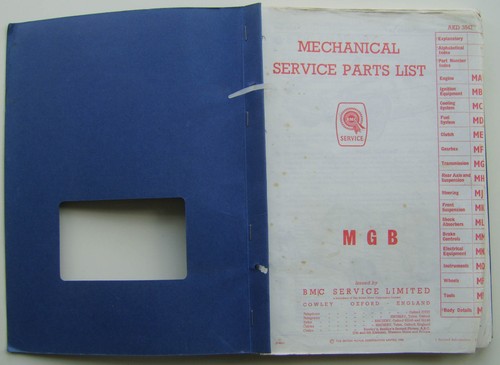 Mgb mechanical body - mgb, &