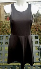 Womens Black Dress H&M Size M